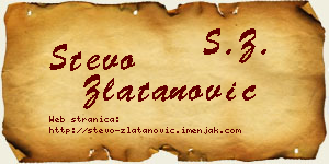 Stevo Zlatanović vizit kartica